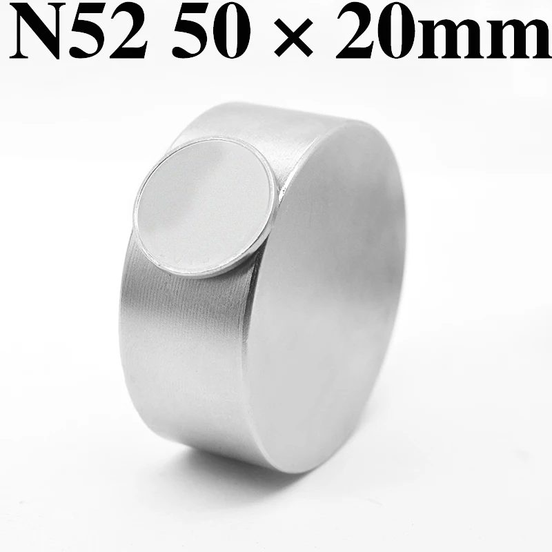N52 неодимовый магнит 50X20 мм супер сильные круглые дисковые редкоземельные мощные