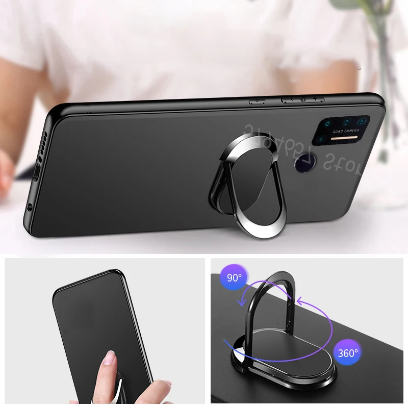 Чехол для UMIDIGI A7 Pro кольцо держатель на палец мягкий матовый чехол телефона S5 A9