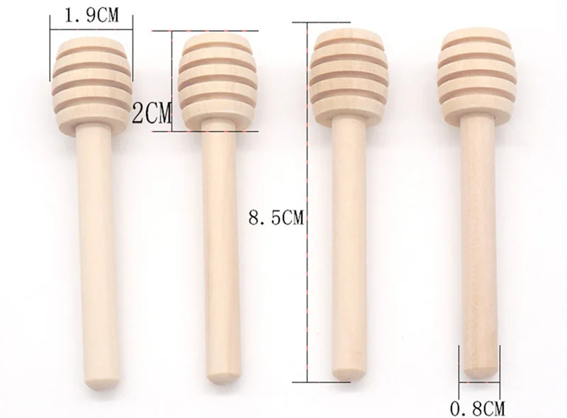 Высококачественные персонализированные деревянные палочки для меда