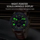 2021 LIGE Mens Watches Sun Moon Phase Blue Leather Strap Watch for Men Automatic Date Wristwatch Gift Waterproof Chronograph+Box Other Image