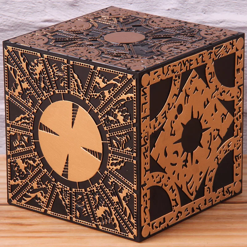 Hellraiser Puzzle Box жалование конфигурации Hellraiser фигурка экшн ПВХ Коллекционная модель игрушки фильм ужасов куклы
