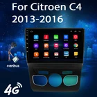 2 DIN Android 10 автомобильный мультимедийный плеер, стерео аудио радио 4G Wifi GPS DSP динамик Carplay TV MP5 для Citroen C4 2013-2016 10 дюймов CE