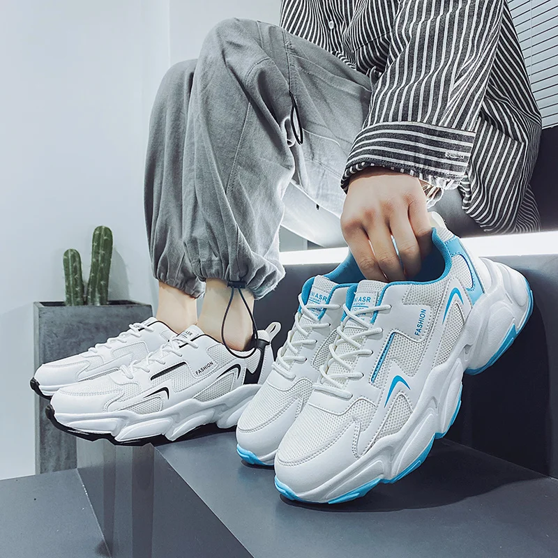 

Men Shoes Casual Spring 2021 Design New Fashion Men's Sneakers Trend Mesh Breathable Light Tenis Masculino Adulto Sport Footwear