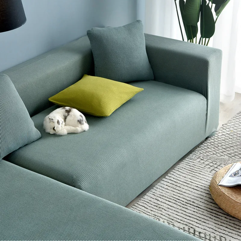 

Jacquard Stretch Sofa Cover for Living Room Elastic Sofa Slipcover Sectional Couch Cover Furniture Protector 1/2/3/4 Seater