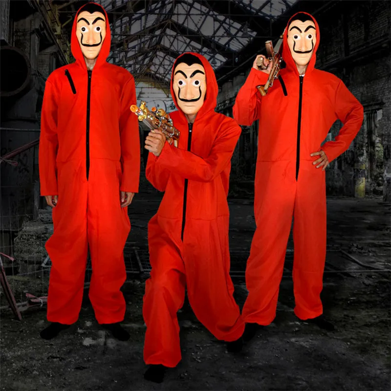 Сальвадор Дали La Casa De Papel и женских платьев чеонгсам косплей с маской для лица House