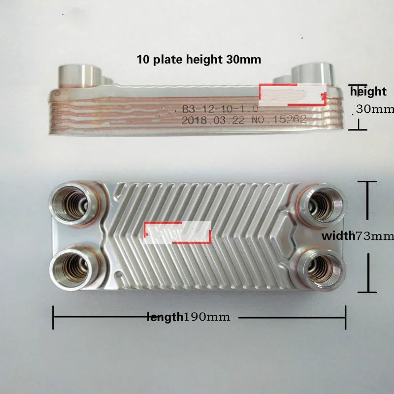 Пластинчатый теплообменник из нержавеющей стали охладитель сусла 8 10 20 пластин с