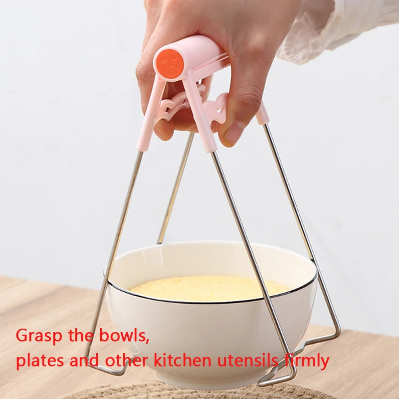 Stainless Steel Non-Slip Tray And Bowl Holder Kitchen Utensils Household Heat Insulation Scalding |