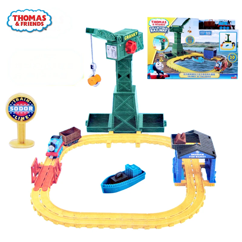 Оригинальная модель железной дороги Thomas and friends the Blanche at dock подарок для мальчика