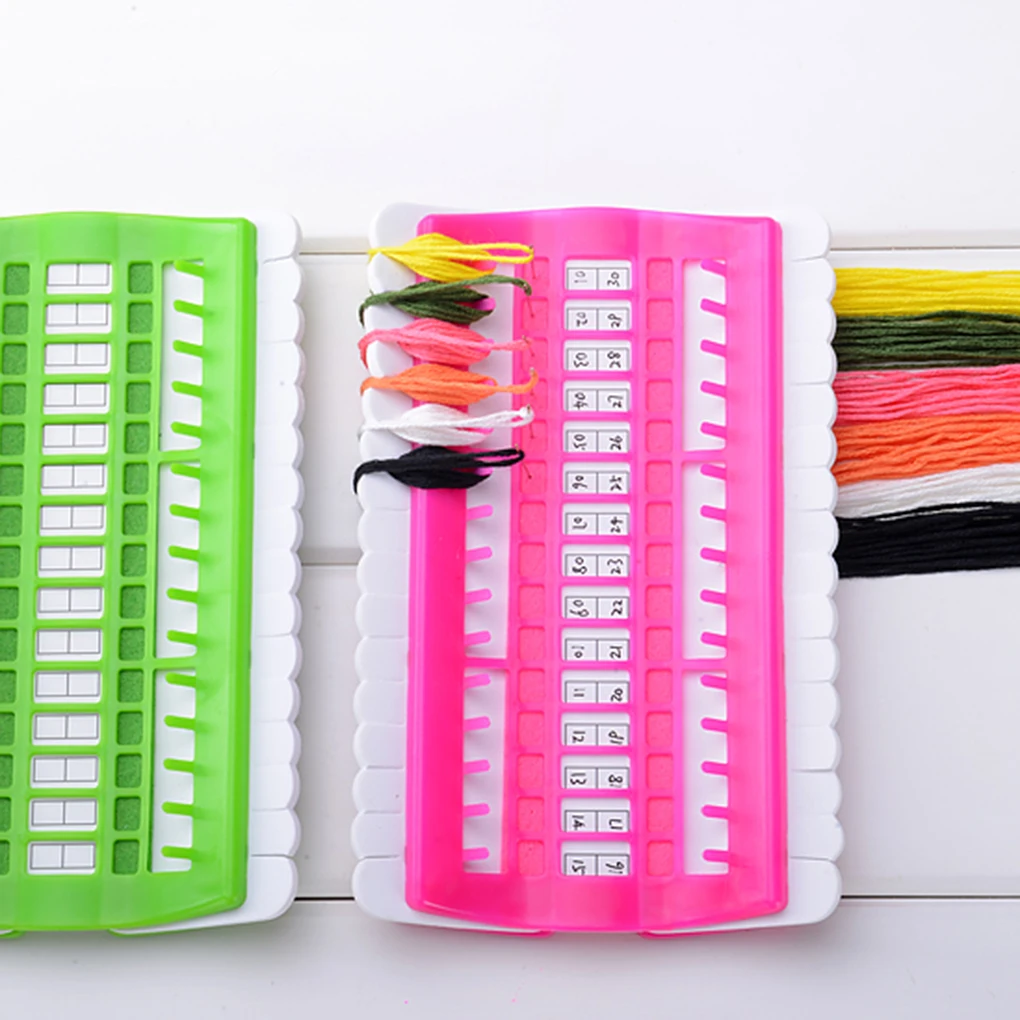 

2pcs Sewing Tools 30 Positions Cross Stitch Row Line Tool Set Sewing Needles Holder Embroidery Floss Thread Organizer DIY new