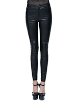 tights gothic ladies black leather pants sexy leather sexy feet high waist pants
