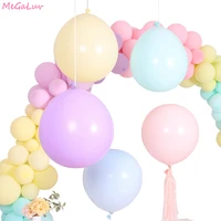 12 18 inch macarons color pastel candy balloons round helium baloons party wedding birthday child toys globos party decoration