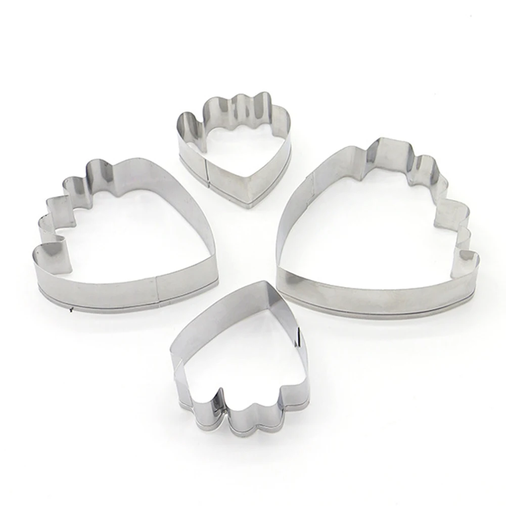 4 пион из нержавеющей стали цветочные режущие формы помадка моделирование A608