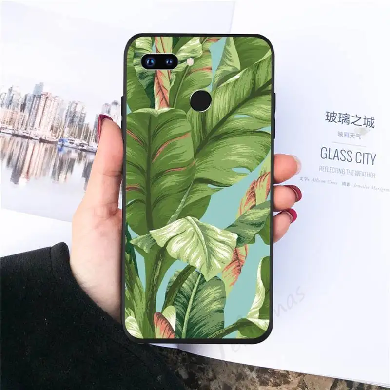 

Retro Leaves Flowers Phone Case For Huawei Enjoy 7 7s 8 8e 9 9e 10 plus P8lite 2017 Honor 5a view9 play 3e