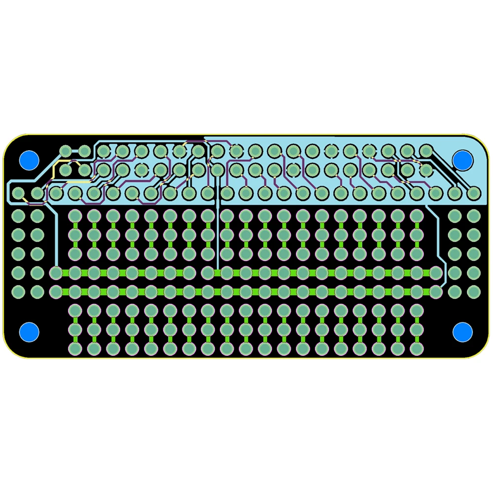 Прототип платы Perma Proto Cap Mini для Raspberry Pi Zero (комплект из 5 шт.) | Электронные
