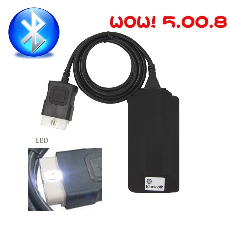 WOW VCI SNOOPER V5.008r2 Bluetooth диагностический инструмент+ keygen TCS VCI Pro Plus для автомобилей/грузовиков/Общий запас Snooper автомобильный тестер