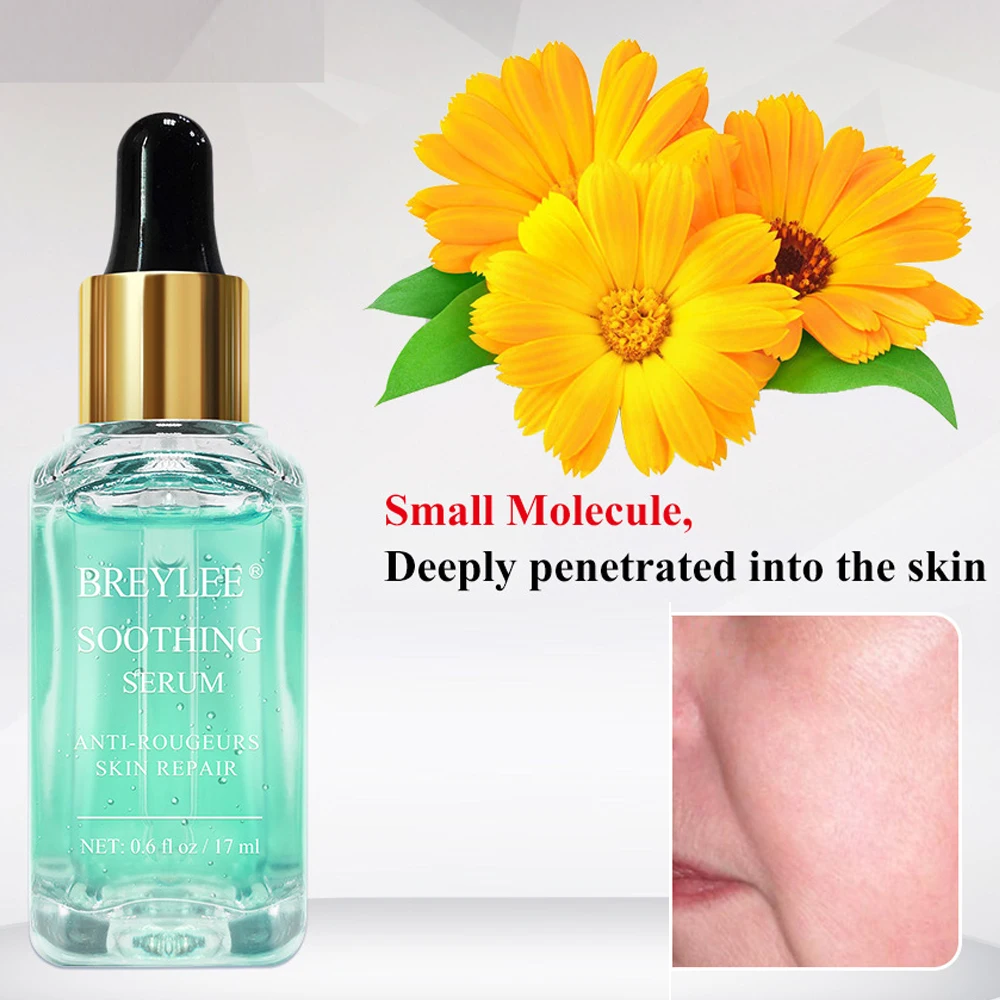 

Восстанавливающая Сыворотка для чувствительной кожи BREYLEE, Успокаивающая отбеливающая Сыворотка для ухода за кожей лица, против шрамов, акн...