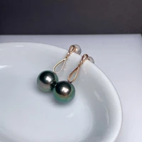 shilovem 18k rose gold natural freshwater pearls drop earrings fine jewelry women trendy christmas gift new myme9 1066652zz