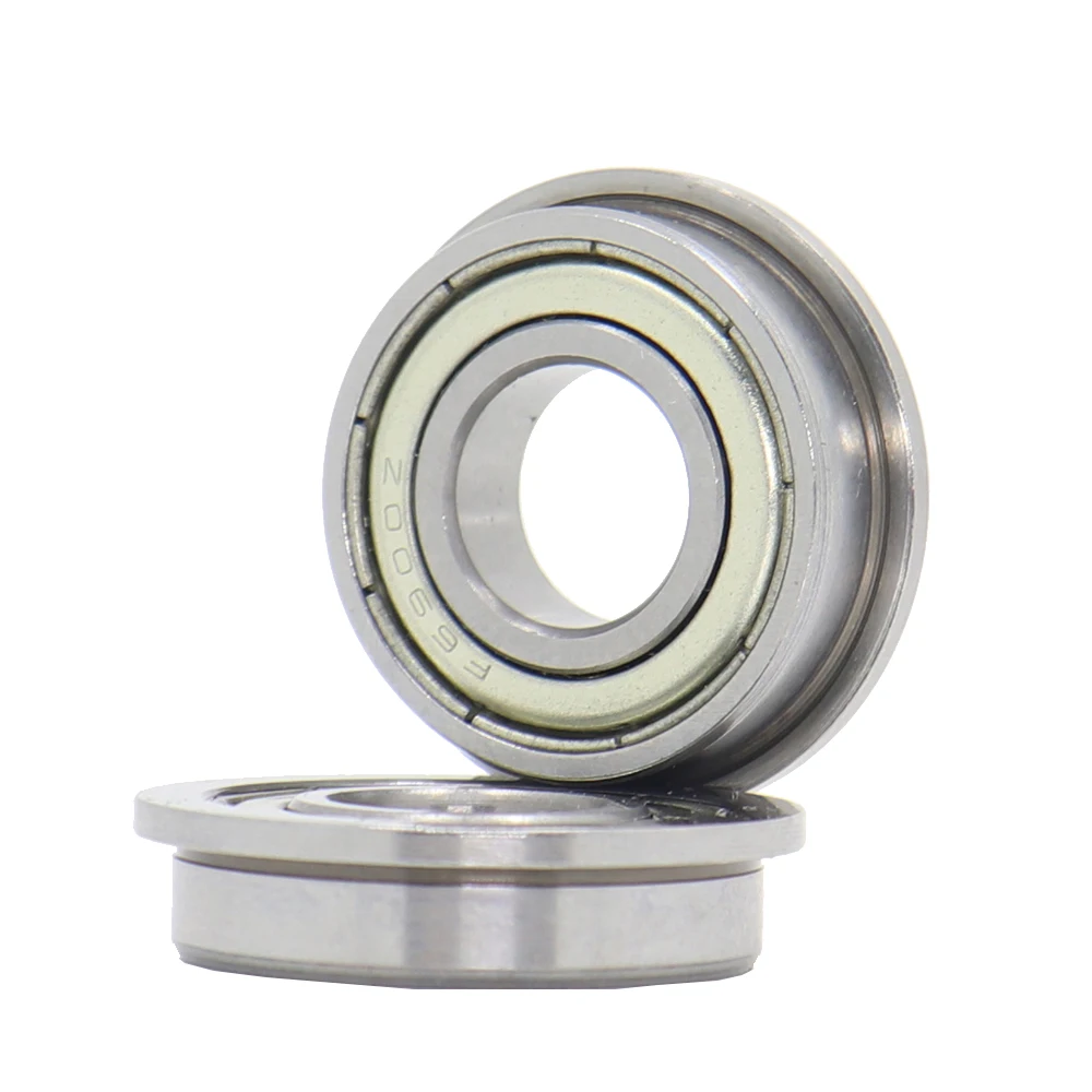 

F6900ZZ Flange Bearing 10x22x6 mm ABEC-1 ( 10 PCS ) F6900 Z ZZ Flanged Ball Bearings