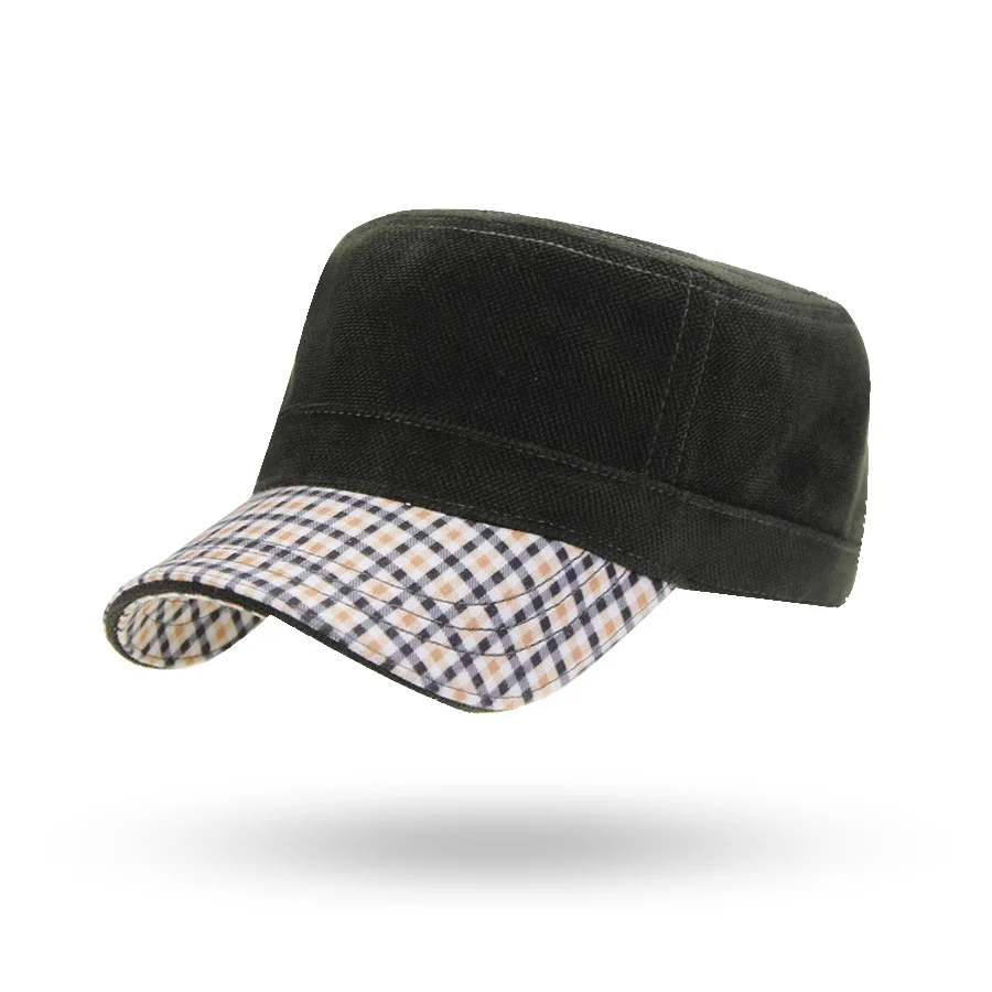 Уличный зонтик от солнца из хлопка и бархата ткань Кепка в военном армейском