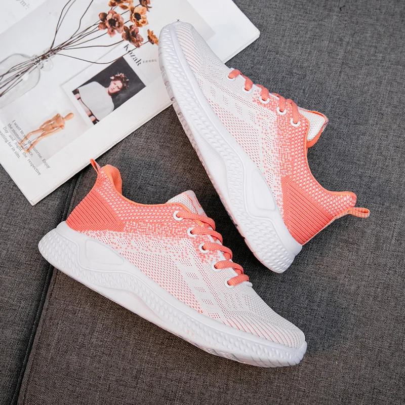 New Tennis Shoes for Womens Breathable Mesh Sneakers Outdoor Antiskid Fitness Trainers Gym Shoes Fashion Sport Shoes