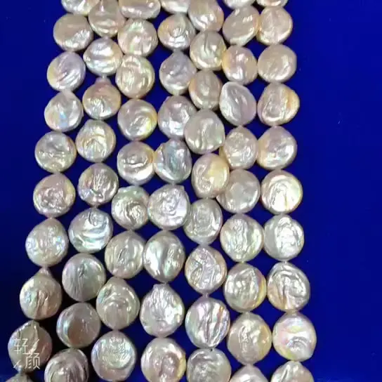 AA ювелирные изделия фиолетовая монета свободный пресноводный жемчуг цена для