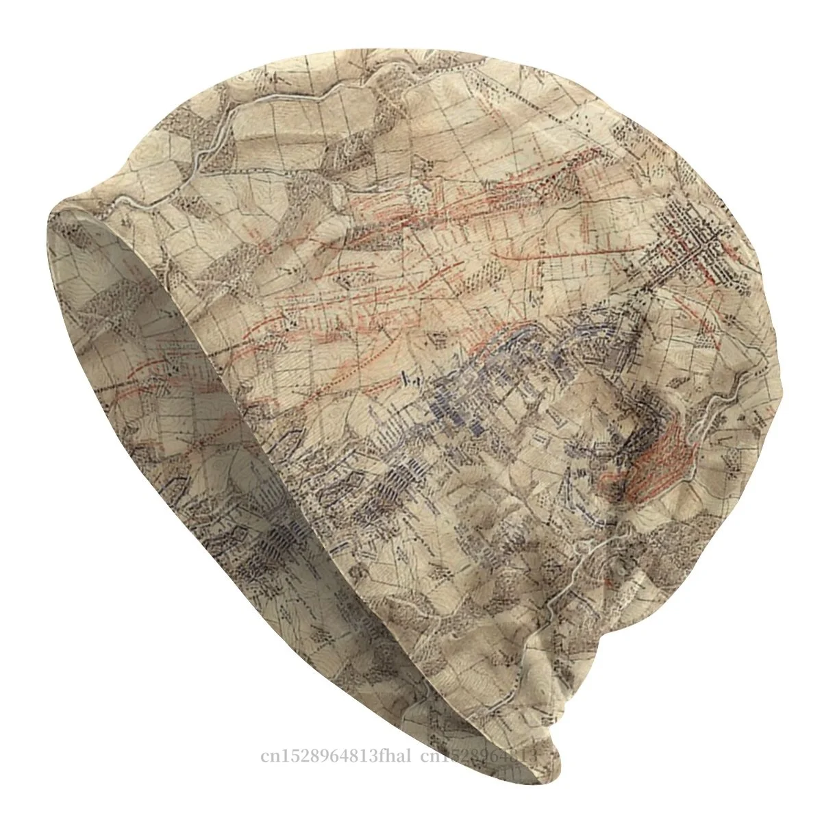 

Battlefield FPS Game Winter Warm Beanie Hats Vintage Map Skullies Beanies Hat Bonnet Special Caps Men Women's Earmuffs