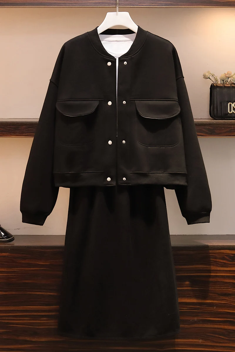 3XL Длинное свободное новое зимнее модное толстое пальто с карманами | Женская