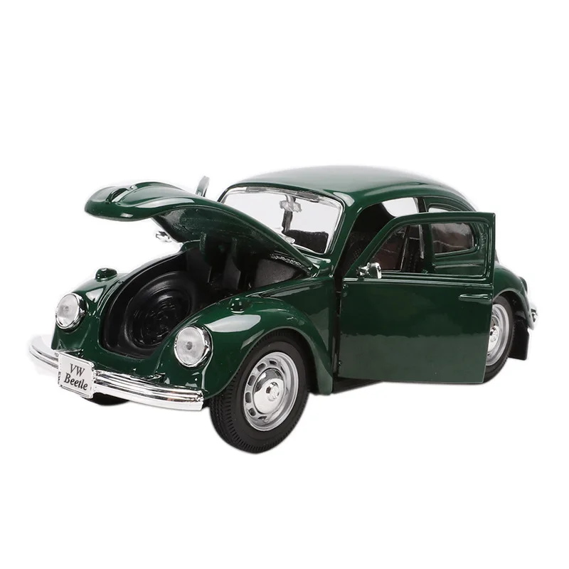 1:24 высокое моделирование Volkswagen Beetle сплава Модель автомобиля Моделирование винтажные классические автомобильные игрушки для детей Подарки