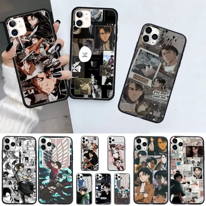 

Attack on Titan Anime Phone Case For iphone 12 11 13 7 8 6 s plus x xs xr pro max mini shell