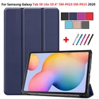 Чехол для Samsung Galaxy S6 Lite, чехол SM-P610 SM-P615 10,4 2020, чехол для планшета Galaxy Tab S6 S 6 Lite, однотонный чехол