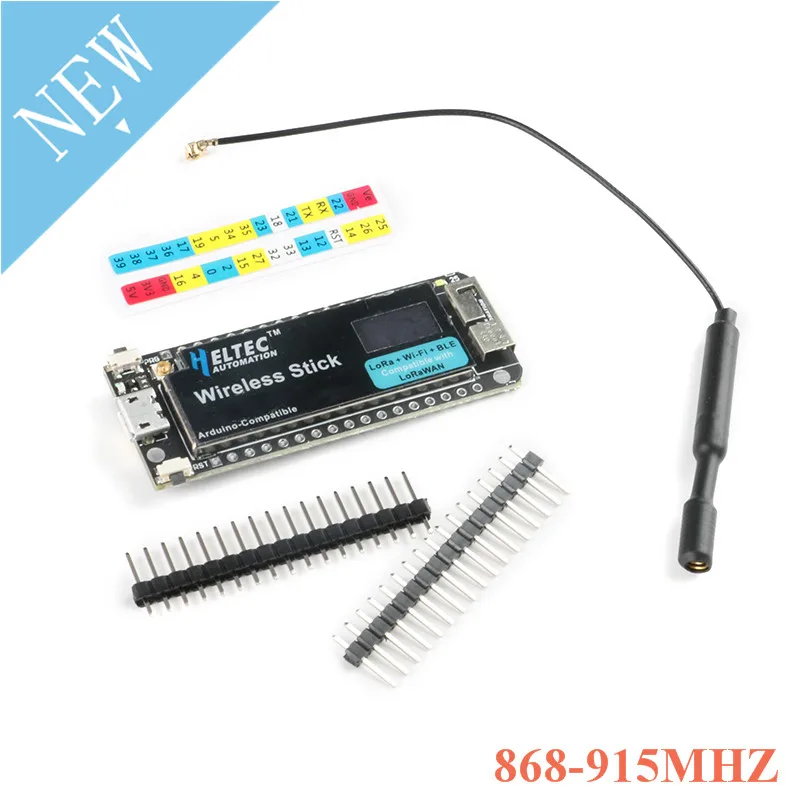 Макетная плата 868 МГц ESP32 LoRa модуль SX1276 LoRaWAN протокол WIFI BLE OLED дисплей с антенной