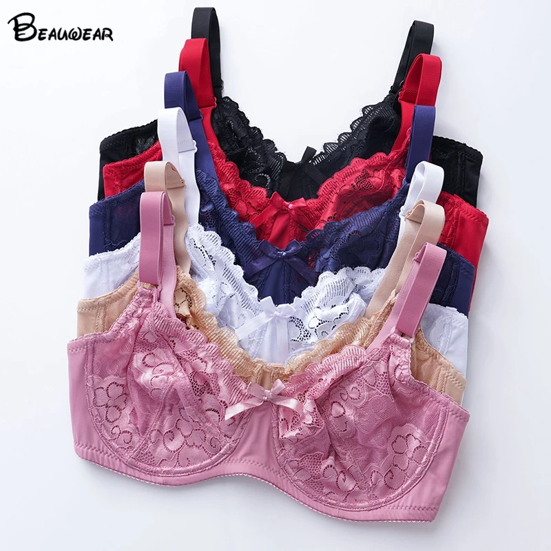 Beauwear косточек бюстгальтер без ультра тонкий кружевные бюстгальтеры для женщин