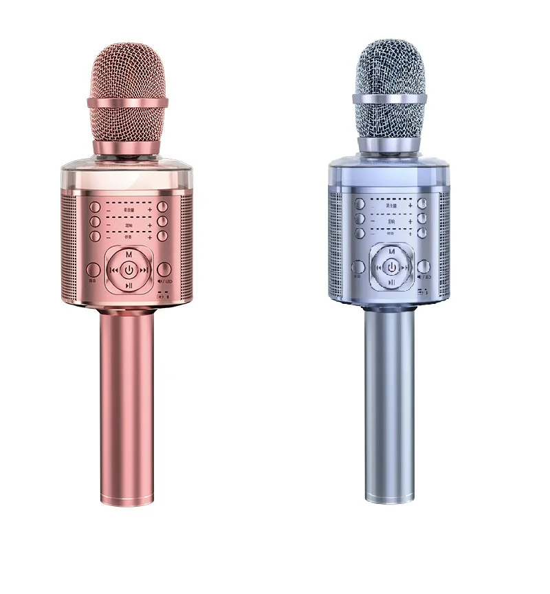 

40 шт. беспроводной микрофон Bluetooth ручной караоке микрофон USB мини домашний KTV для музыкального плеера для вокала, с рекордером микрофон