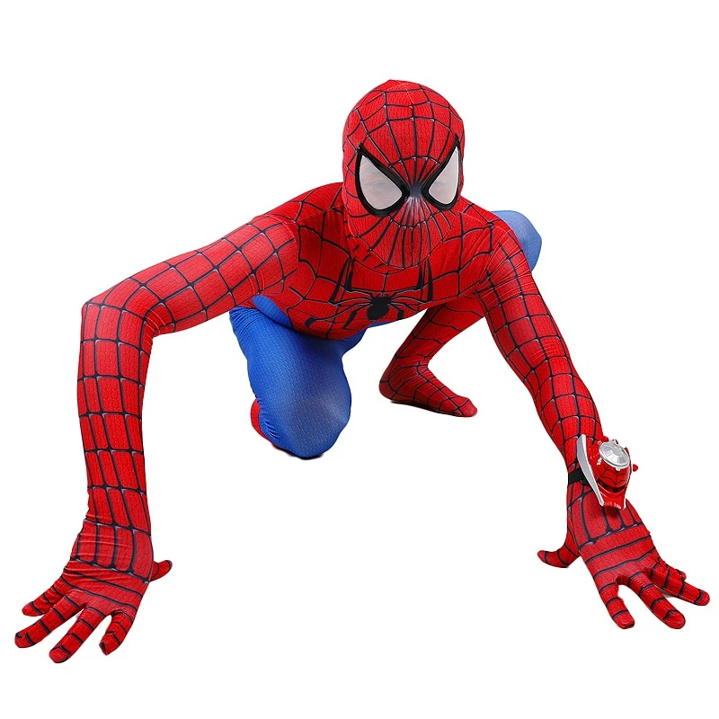 Костюм Человека паука для встречи на родину Детский костюм с маской из спандекса