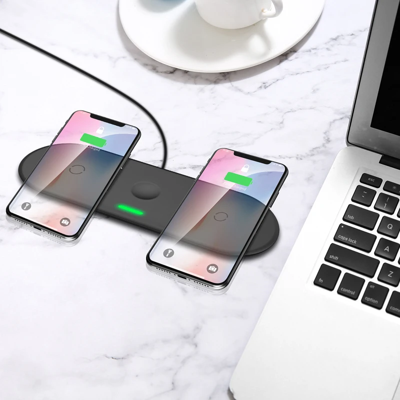 3 в 1 беспроводная зарядная подставка для Apple Watch Airpods iPhone 10 Вт Быстрая зарядка