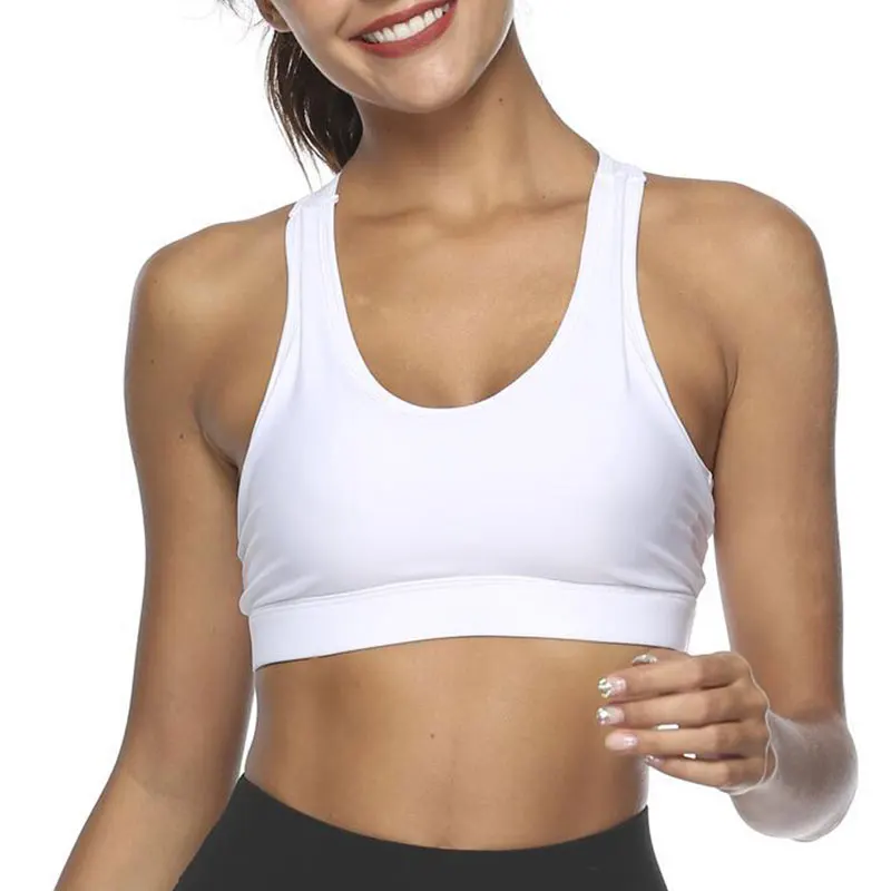 

Women Sports Yoga Running Bra Crop Top Vest Padded Bras with Pocket A66