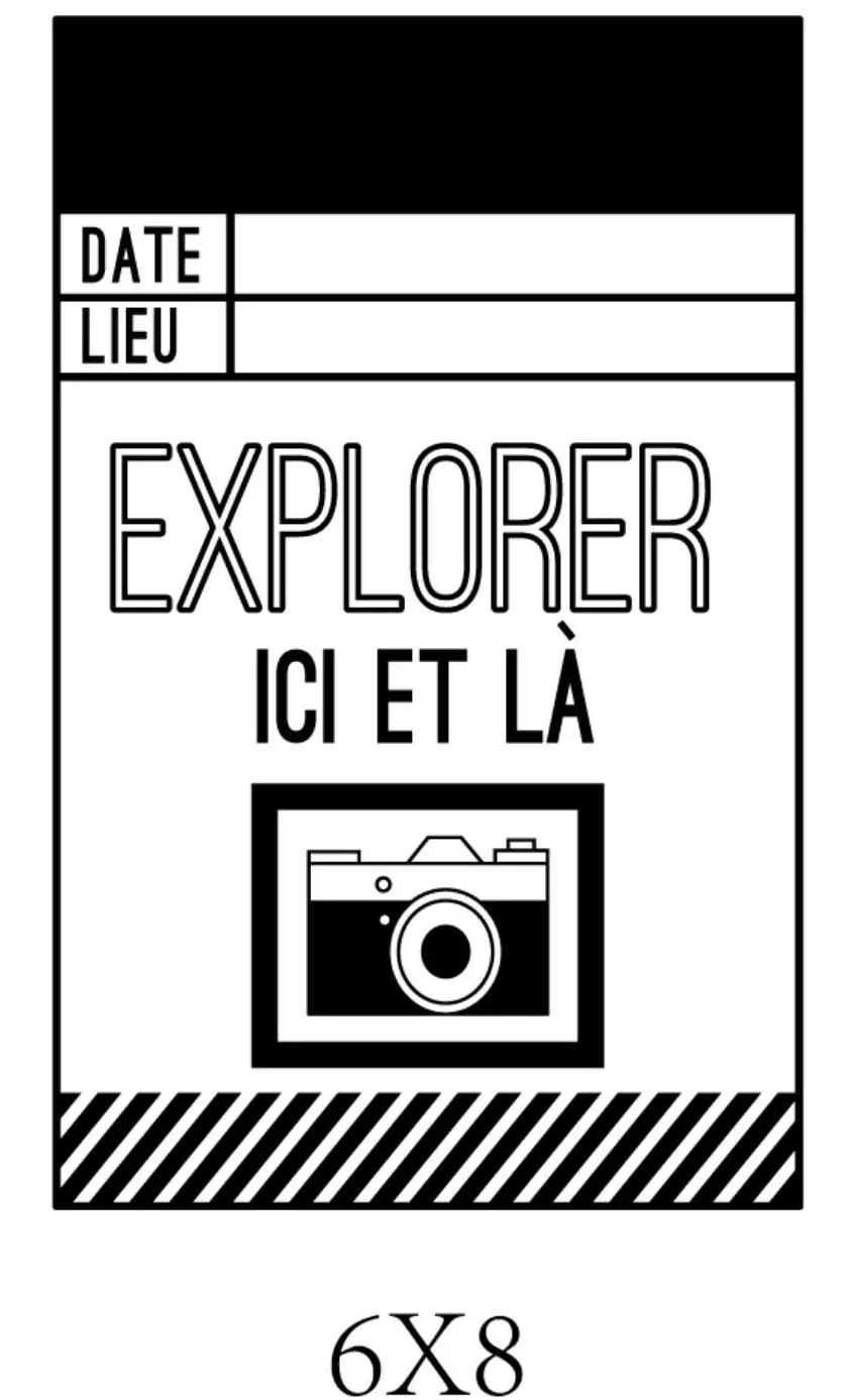 Французский прозрачный силиконовый штамп/печать для сделай сам