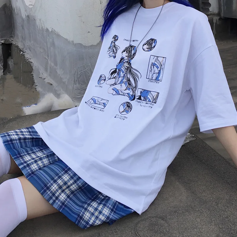 Y Demo японская Techwear женская футболка с коротким рукавом Повседневная белая