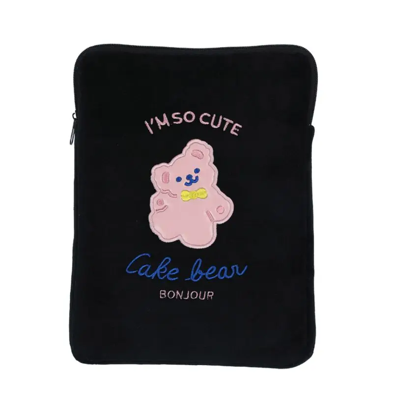 

Cartoon Pattern Embroidery Protect Pouch Case Cover for 11in 10.5in 9.7in Tablet Y3NE