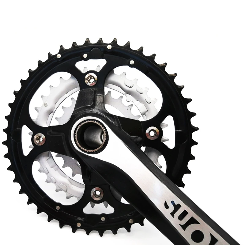PROWHEEL 401, 9 скоростей, 44 T, полый шатун для горного велосипеда, 27 скоростей, зубная пластина