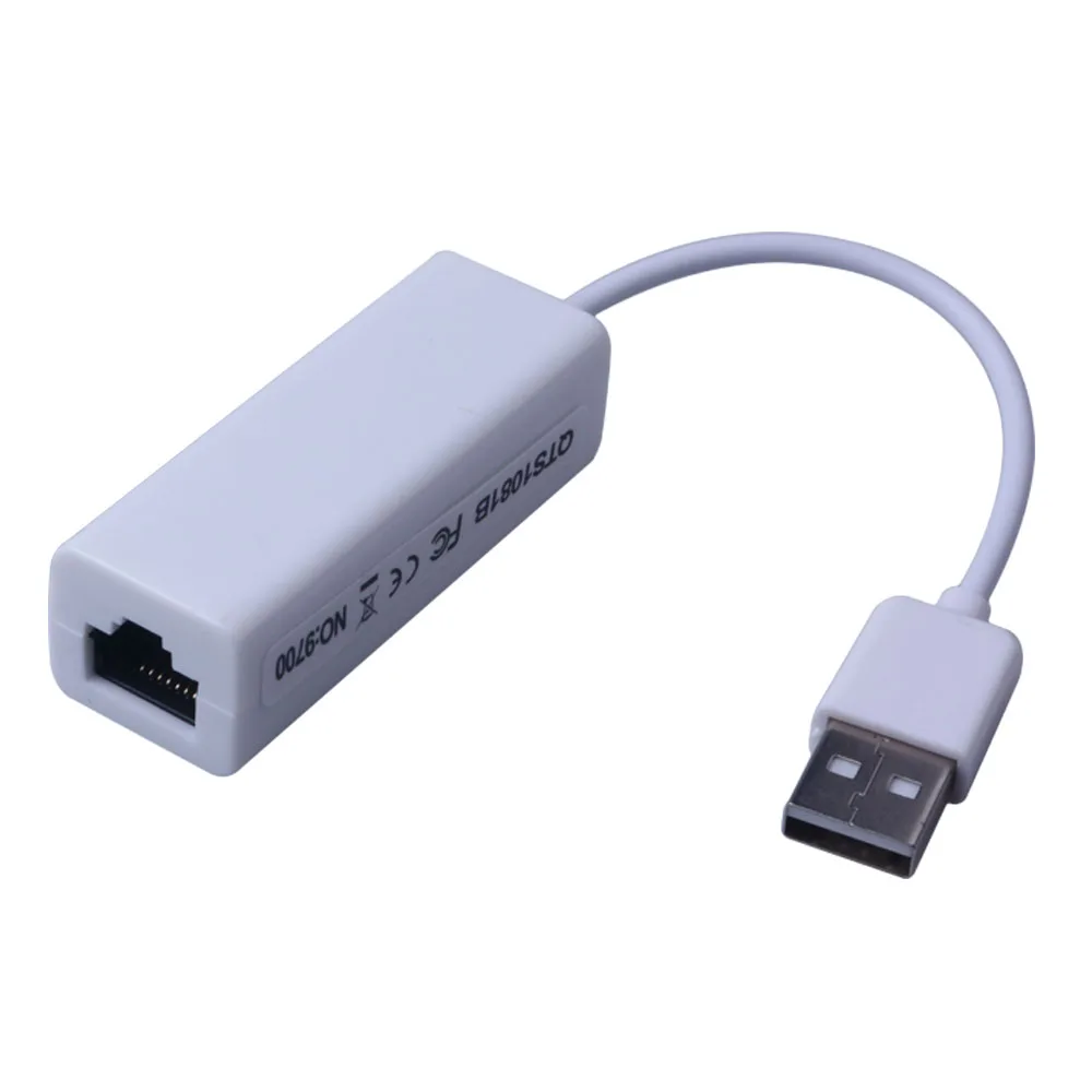 USB Ethernet адаптер Usb 2 0 Сетевая карта в интернет RJ45 Lan 10 Мбит/с для Mac OS Android Tablet LapPC Windows