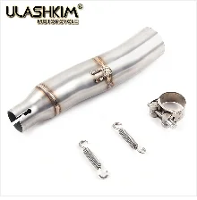 Полная выхлопная система мотоцикла глушитель Escape slip on для YAMAHA XG250 XT250 модифицированный контакт средняя труба адаптер подключения