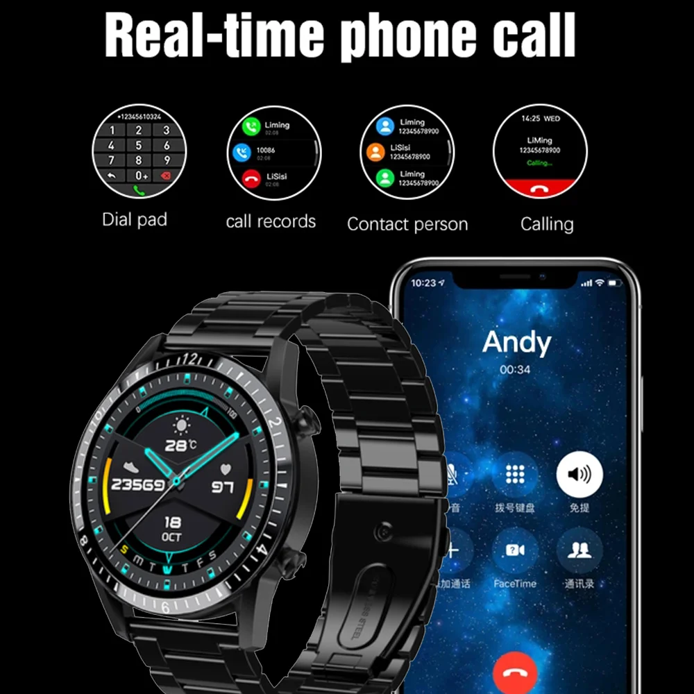 

Travor Men Multifunctional Outdoor Sports Smart Watch With Large Screen Digital Electronic Wristwatch Fitness Smart Wristwatch