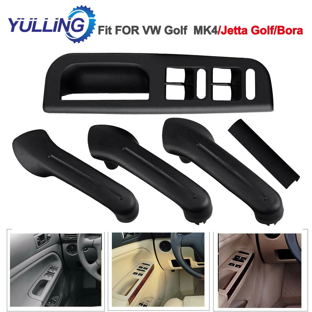 

YULLING For Volkswagen Bora For JETTA For Golf 4 MK4 1998-2004 Inside Door Handle Door Armrest Grab Handles Door bezel Cover