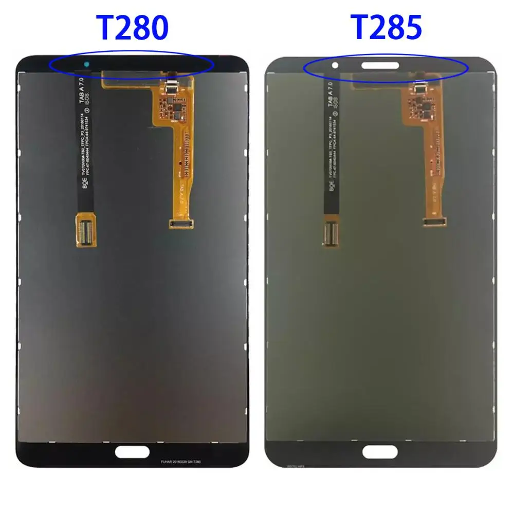 ЖК-дисплей с сенсорным экраном и дигитайзером в сборе для Samsung Galaxy Tab A 7 0 SM-T280 T280 T285