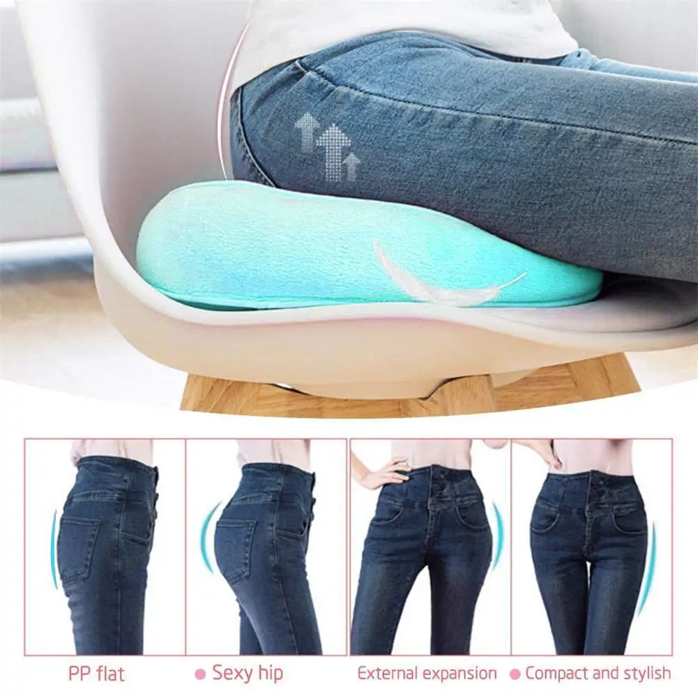 Пена памяти плюшевая Массажная подушка для сиденья Бедра пуш ап Йога