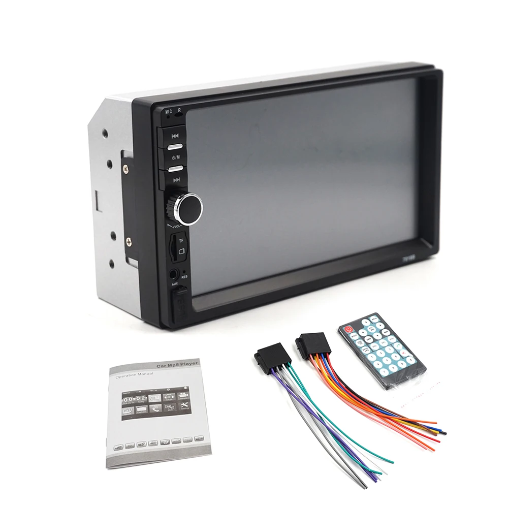 Автомагнитола 2 Din с экраном 7 дюймов Bluetooth MP5 видеоплеером USB TF Mp5|MP4 и плееры для