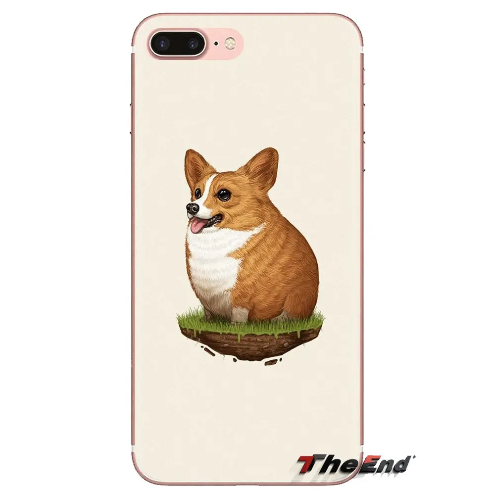 Мешок TPU чехол с милым мультипликационным принтом спальный корги Мопс для huawei Honor