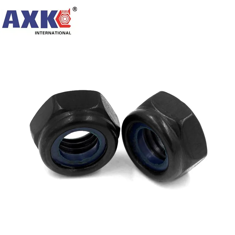 2/5/25 шт. M2 M2.5 M3 M4 M5 M6 M8 M10 M12 M16 304 Нержавеющая сталь черный шестигранный нейлон