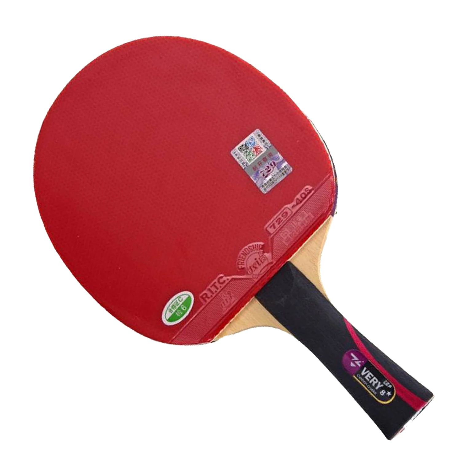 Original 729 finished racket Very-8 fast attack with loop carbon table tennis racket ping pong racquet pimples in for both side